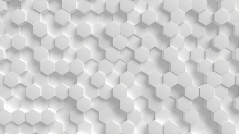 Hexagon background animation loop Stock Footage 106248412