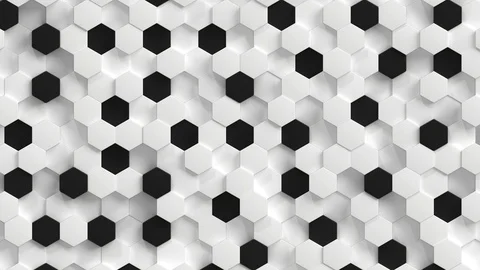 Hexagon background animation loop Stock Footage 106445671