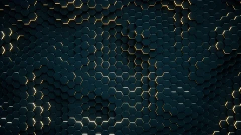 Hexagon Background Stock Footage 151594622