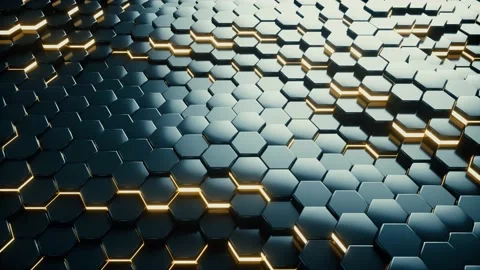 Hexagon Background Stock Footage 151594714