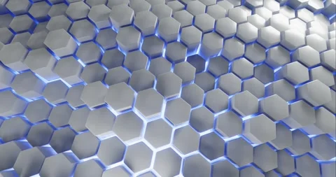 Hexagon background Stock Footage 296195551