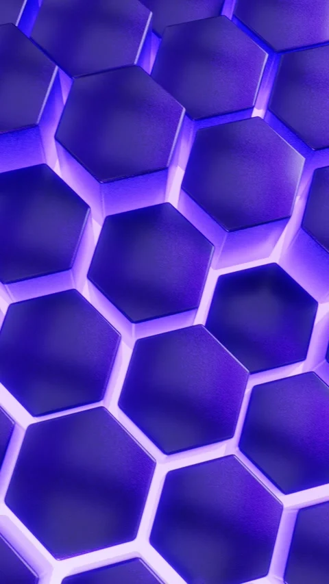 Hexagon background Stock Footage 296195904
