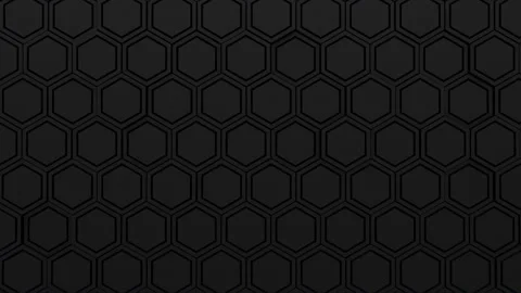 Hexagon background footage. Moving hexagons illuminated. Stock Footage 260434087