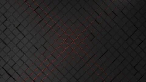 Hexagon background footage. Moving hexagons illuminated. Stock Footage 260718402