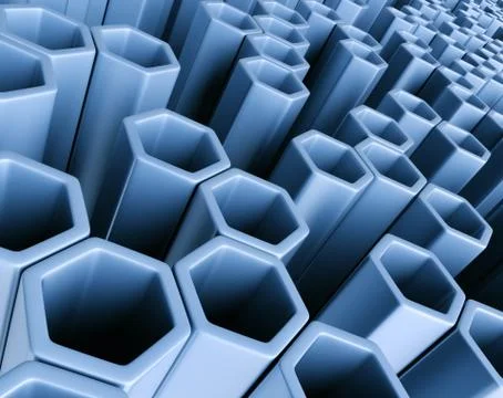 Hexagon Background Stock Illustration