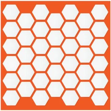Hexagon background Illustrazione stock