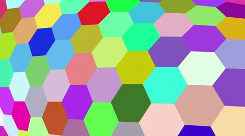 Hexagon Background Loop Full HD Stock Footage 61288723