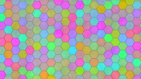Hexagon Background Loop Full HD Stock Footage 61359500