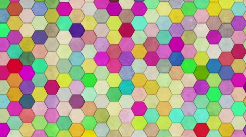 Hexagon Background Loop Full HD Stock Footage 61360073