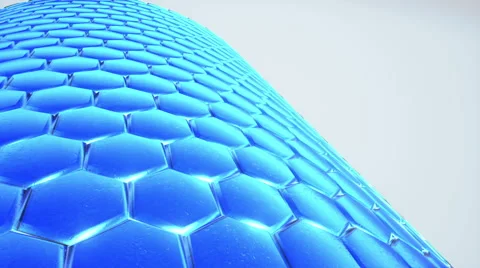 Hexagon Background Loop Full HD 3d Stock Footage 61360147