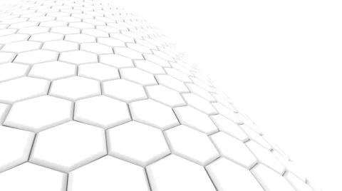 Hexagon Background Loop Full HD 3d Stock Footage 61360195