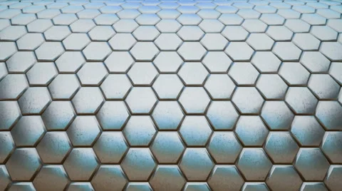 Hexagon Background Loop Full HD 3d Stock Footage 61360758