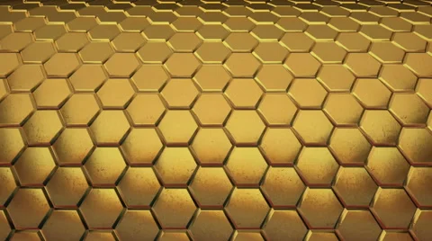 Hexagon Background Loop Full HD 3d Stock Footage 62263304