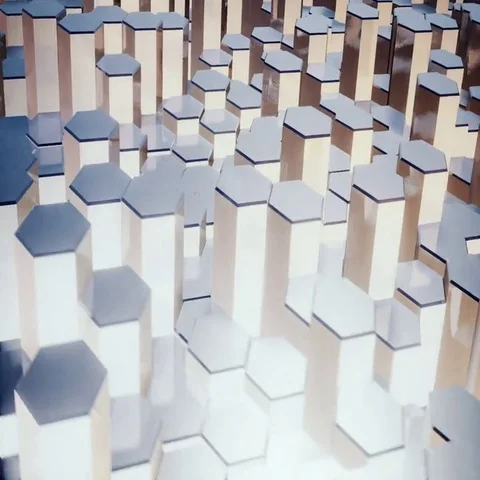 Hexagon Background Loop Full HD 3d Rende... | Stock Video | Pond5