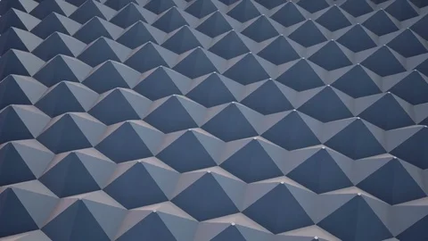 Hexagon Background Loop Full HD 3d Render Stock Footage 69725817