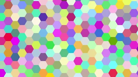 Hexagon Background Loop Ultra HD 3d Stock Footage 61291027