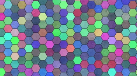 Hexagon Background Loop Ultra HD 3d Stock Footage 62265347