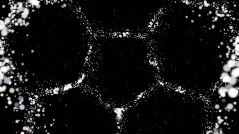 Hexagon background white Video stock 134397872