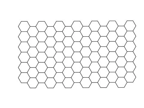 Hexagon background,echnology abstract and engineering concept,Hexagonal sol.. Stock Illustration