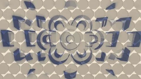 Hexagon backgrounds Stock Footage 154510635