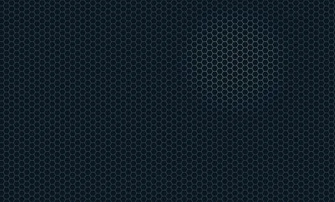 Hexagon black background. Stock Illustration