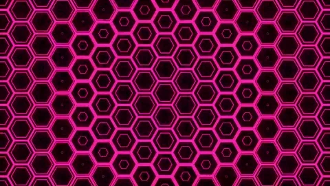 Hexagon color dynamic motion Video stock 170668552