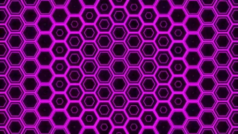 Hexagon color dynamic motion Video stock 170668828