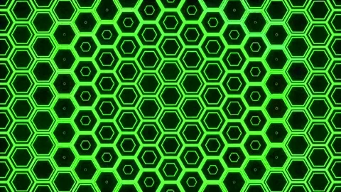 Hexagon color dynamic motion Video stock 170668904