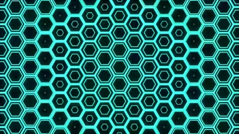 Hexagon color dynamic motion Stock Footage 170669020