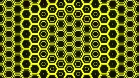 Hexagon color dynamic motion Video stock 170669195