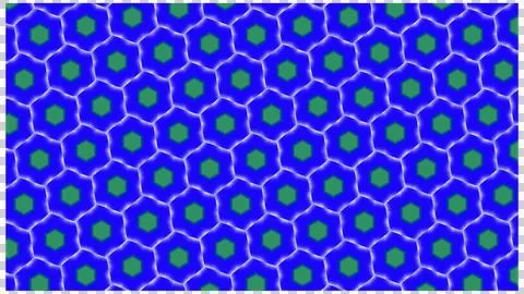Hexagon Decorative Seamless Pattern Background Illustrazione stock
