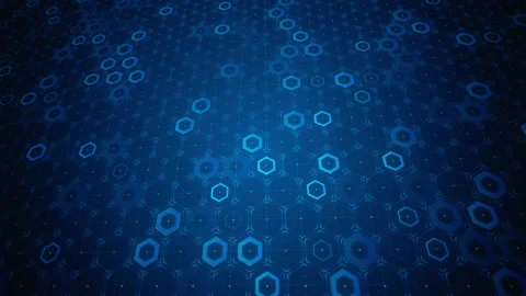 Hexagon design of future technology digital abstract background concept. Stock Footage 150410595