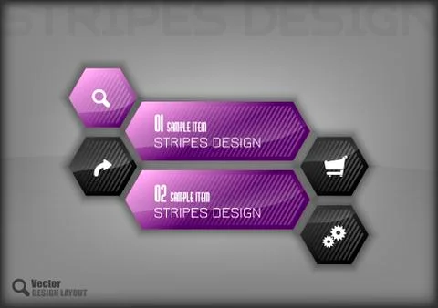 Hexagon Design Illustrazione stock