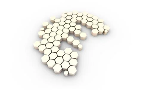 Hexagon Electronic Technology, Euro, Data Security Illustrazione stock