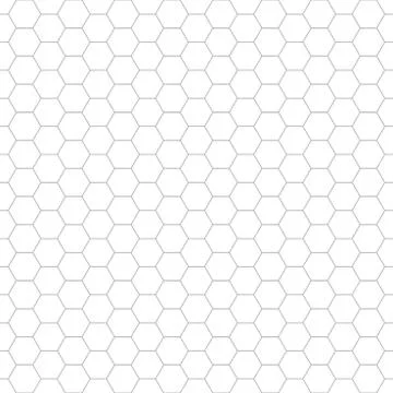 Hexagon geometric pattern - seamless. 库存插图