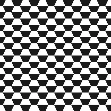 Hexagon geometric seamless background. Иллюстрация