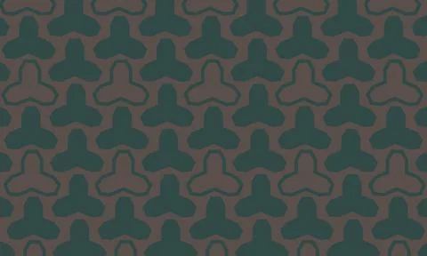Hexagon geometry cross triangle in seamless pattern. イラスト素材