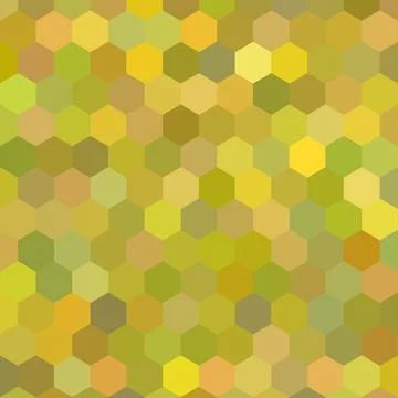 Hexagon gold background pattern for web and print Stock Illustration