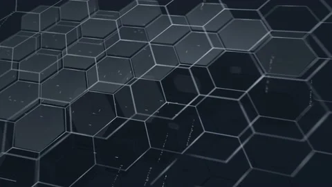 Hexagon graphic background opening Stock Footage 149180620