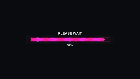 Hexagon grid animation shows progress as a loading bar fills up with color .. Stock Footage 326937898