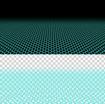 Hexagon grid background Stock Photos