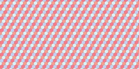 Hexagon grid background texture pattern colorful . Honeycomb vector background. Stock Illustration