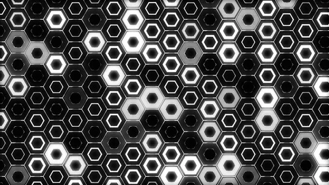 Hexagon grid Video stock 82827052