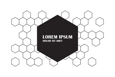 Hexagon grid icon in flat style. Hexagonal vector illustration on isolated .. Stock Illustration