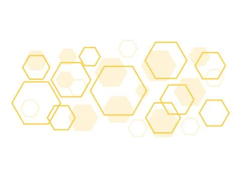 Hexagon grid icon in flat style. Hexagonal vector illustration on isolated .. Stock Illustration