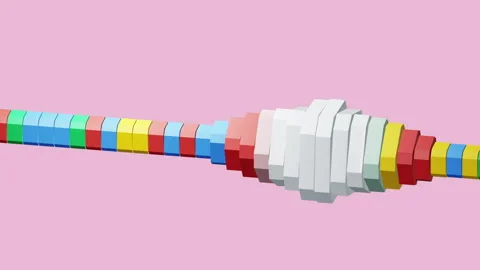 Hexagon Grid Line Stock Footage 319954321