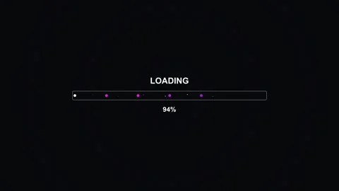 Hexagon grid loading animation features progress bar with dynamic effects a.. Stock Footage 326936831