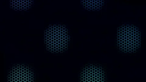 Hexagon Grid Pattern Drifting Diagonally in Blue and Purple Stock Footage 347983905