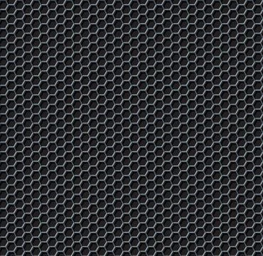 Hexagon grid seamless background Stock Illustration
