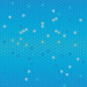 Hexagon hexagonal design digital blue gradient abstract texture pattern print Illustrazione stock